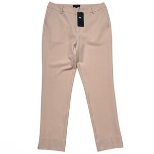 Attentif Women’s Cropped Dress Pants Trousers Slit Ankle‎ Pink Sz 10 NWT